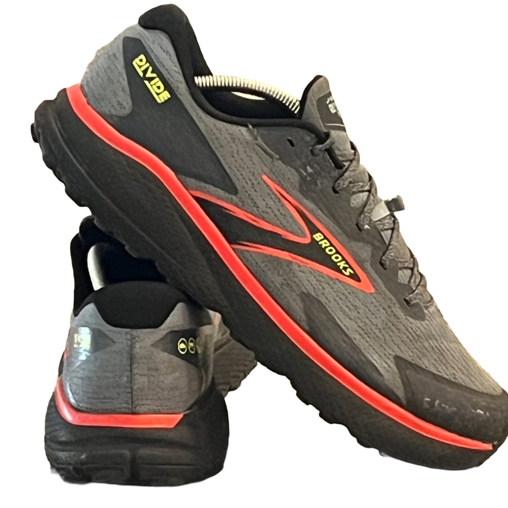 Brooks Divide 5 Sneakers Mens 12 Gray Red 1104291D004